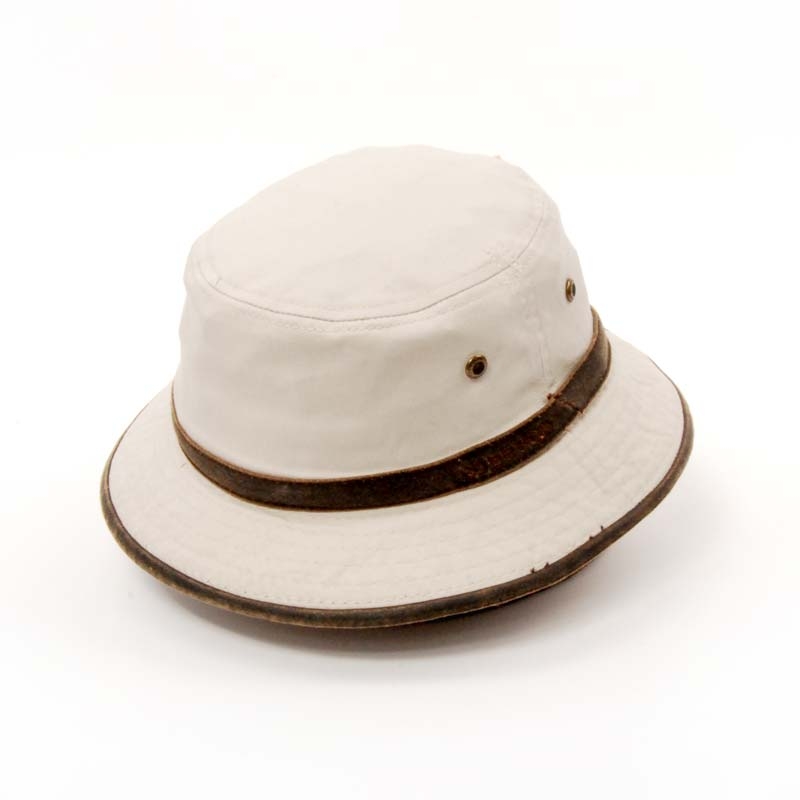 Sombrero STETSON, algodón, en color Beige. GORRO DE VERANO.