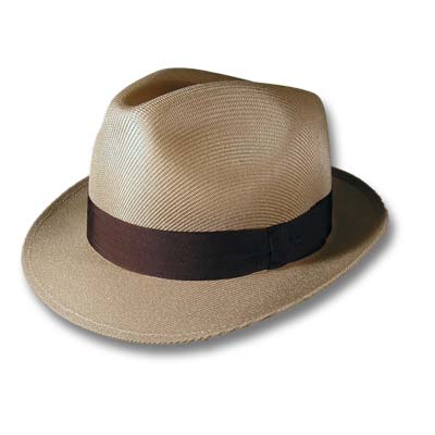 Sombrero vestir hombre beige