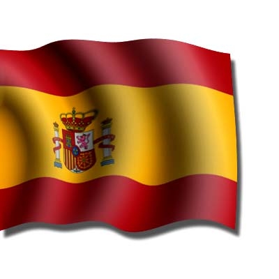 Bandera de España con escudo