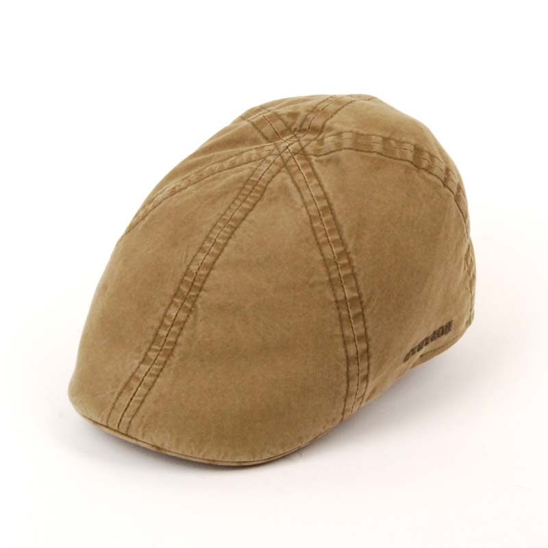 Gorra visera tipo PITT de la marca STETSON en color BEIGE. Gorra de verano.