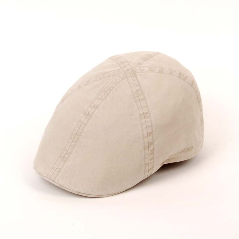 Visera tipo pico-pato, PITT, para el verano. Marca <b>STETSON</b> COLOR BEIGE