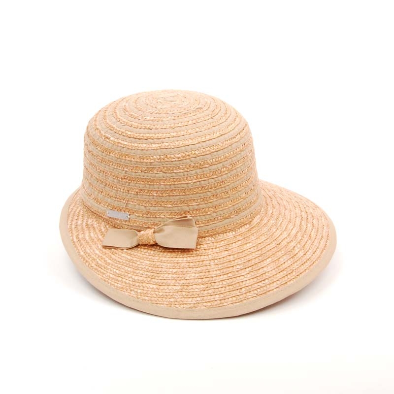 SOMBRERO MUJER TIPO VISERA EN COLOR BEIGE, 100%PAJA NATURAL.