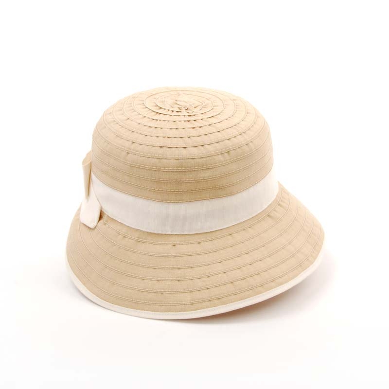 Sombrero señora de verano, MADE IN ITALY, CASQUETE CON ALA BAJA.