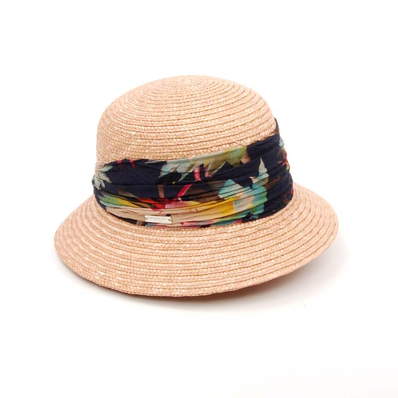 SOMBRERO MUJER, CLOCHÉ VERANO. 100%PAJA NATURAL. COLOR SAND.