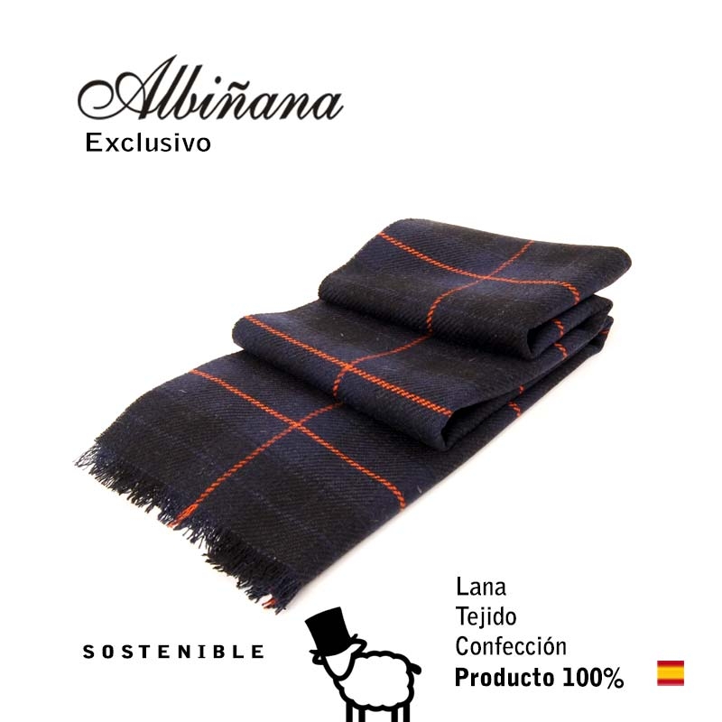 BUFANDA LANA SOSTENIBLE, EXCLUSIVA. MADE IN SPAIN