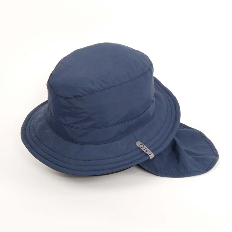 Sombrero tejido UPF50+ en color azul