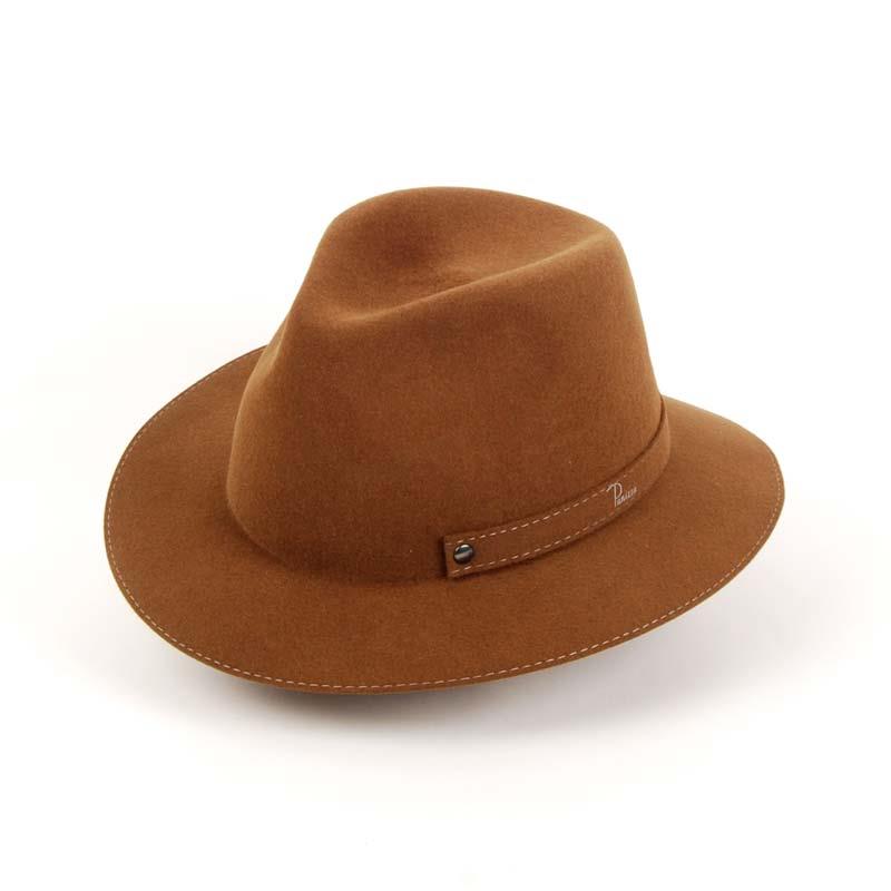 Sombrero fieltro invierno fedora para caballero