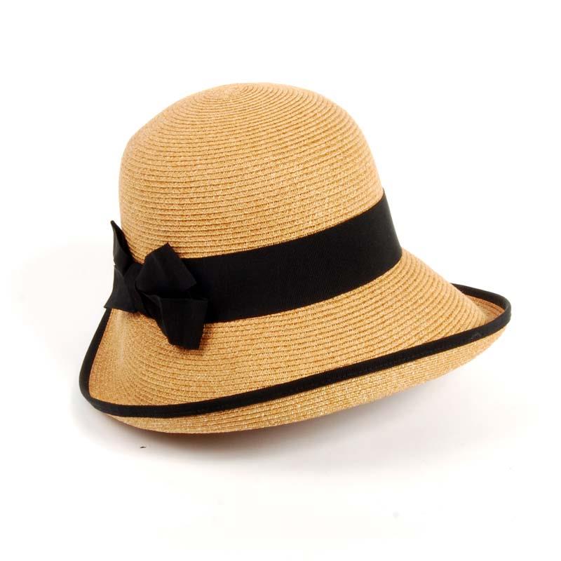 Sombrero Italiano  para Mujer - Flexibilidad y Elegancia en Fibra Vegetal y Poliéster