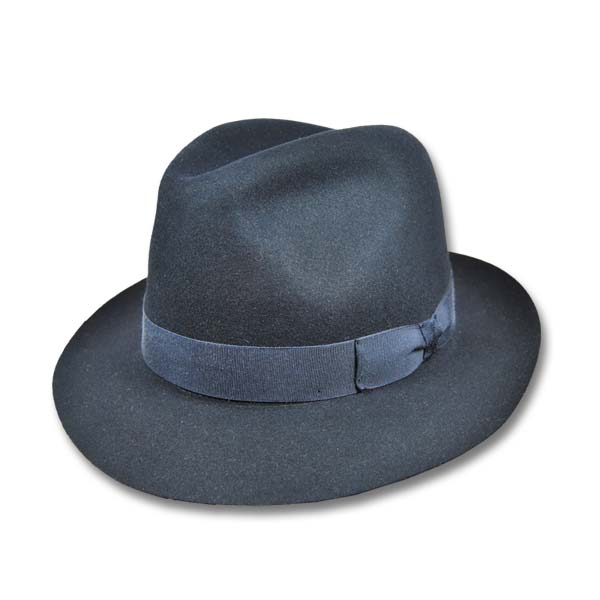 SOMBRERO PLUMA MARINO CLASICO CABALLERO
