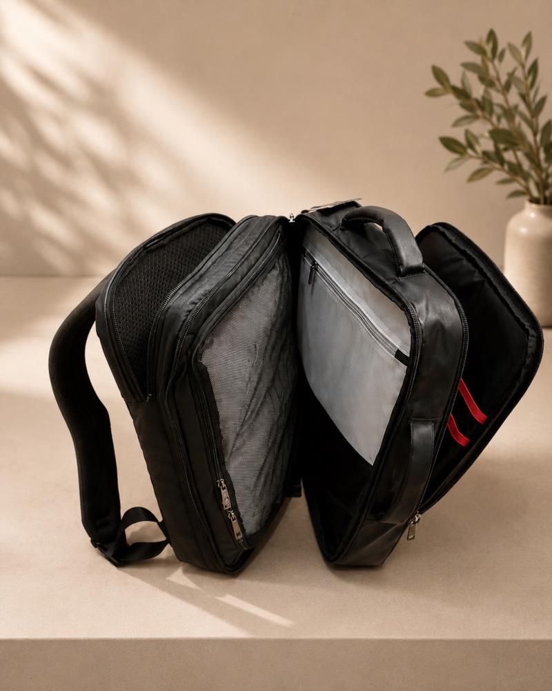 MOCHILA DE VIAJE IMPERMEABLE CON COMPARTIMENTO MALETA | SOMBREROS Y BANDERAS