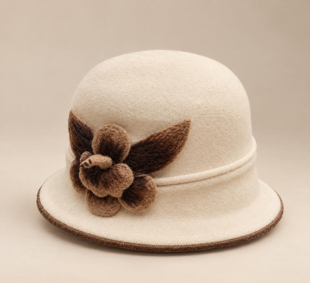 Sombrero de lana de señora 