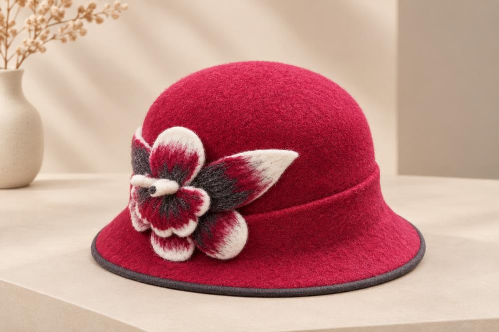 Sombrero de lana de señora 