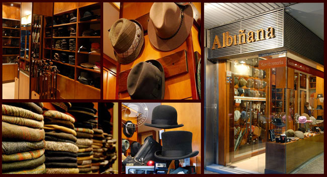 SOMBRERERÍA EN OVIEDO ALBIÑANA
