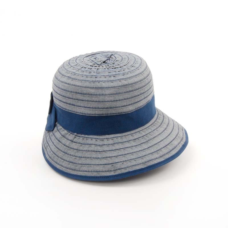 Sombrero señora de verano, MADE IN ITALY, CASQUETE CON ALA BAJA.